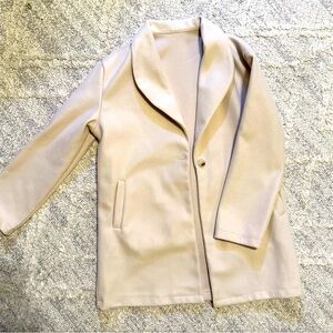 Super comfy blazer Beige coat 🧥 all seasons!